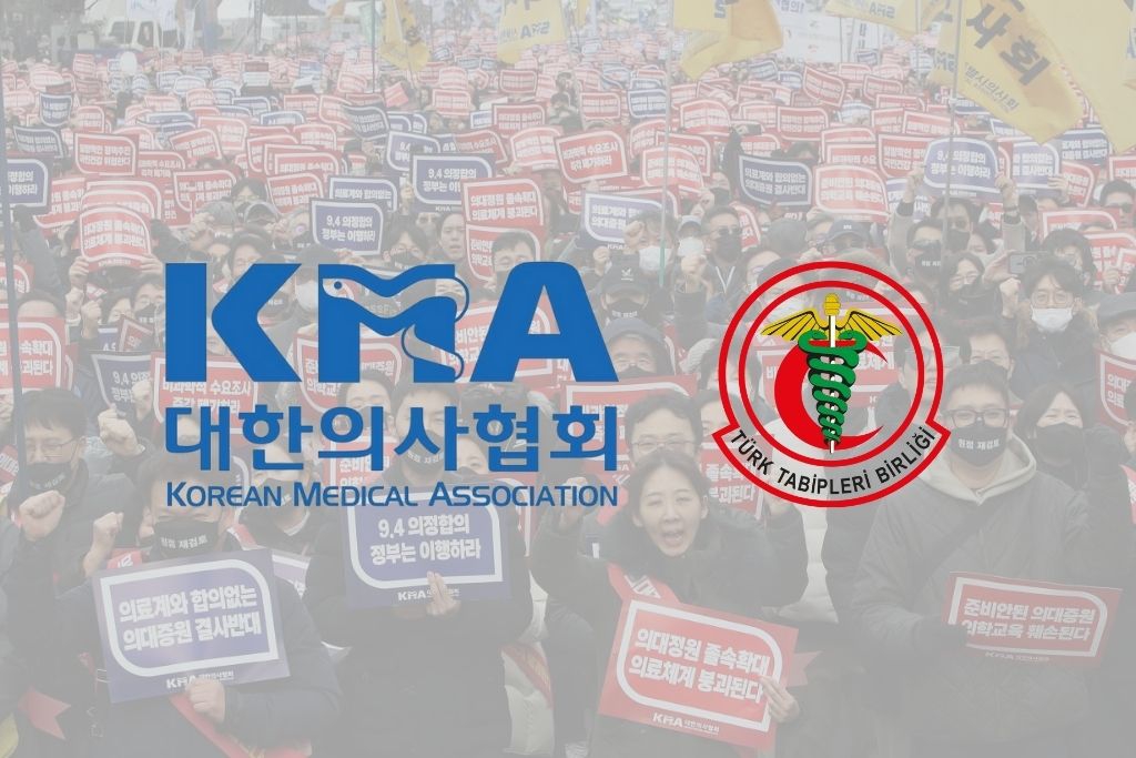TTB’den, Greve Çıktığı İçin Hükümet Baskısı Altında Olan Kore Tabipleri Birliği’ne ve Güney Koreli Hekimlere Dayanışma Mektubu