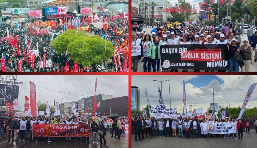 1 Mayıs’ta Yüz Binler Meydanlardaydı: “Emek, Barış, Demokrasi, Adalet İçin Biz Kazanacağız!”