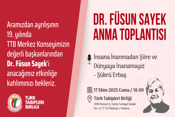 Dr. Füsun Sayek Anma Toplantısı