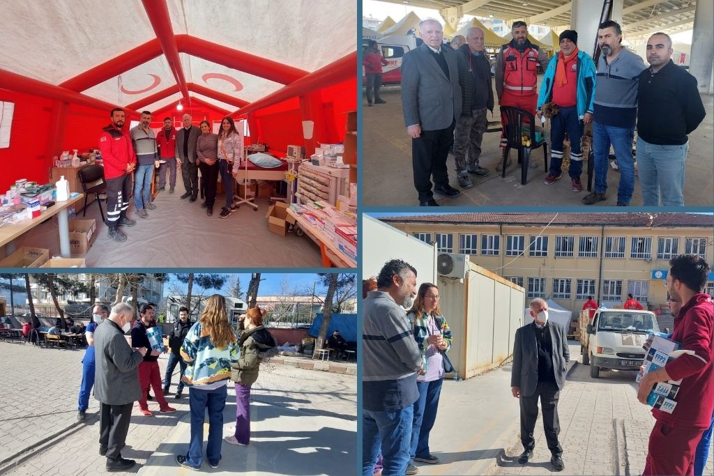 TTB ve Gaziantep-Kilis Tabip Odası Heyeti, İslahiye ve Nurdağı’ndaki Hekimleri/Sağlık Emekçilerini Ziyaret Etti