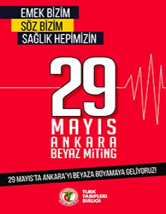 Emek Bizim Söz Bizim, Sağlık Hepimizin - 29 Mayıs’ta Ankara’dayız!